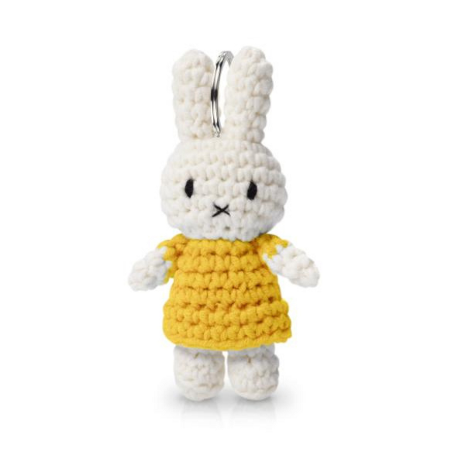 Miffy Crochet Plush Keychain - Yellow