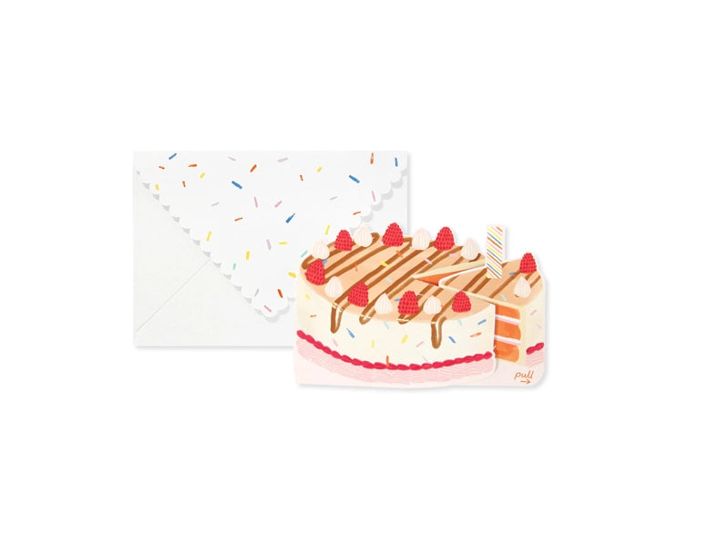 Petite Interactive Card - Birthday Cake