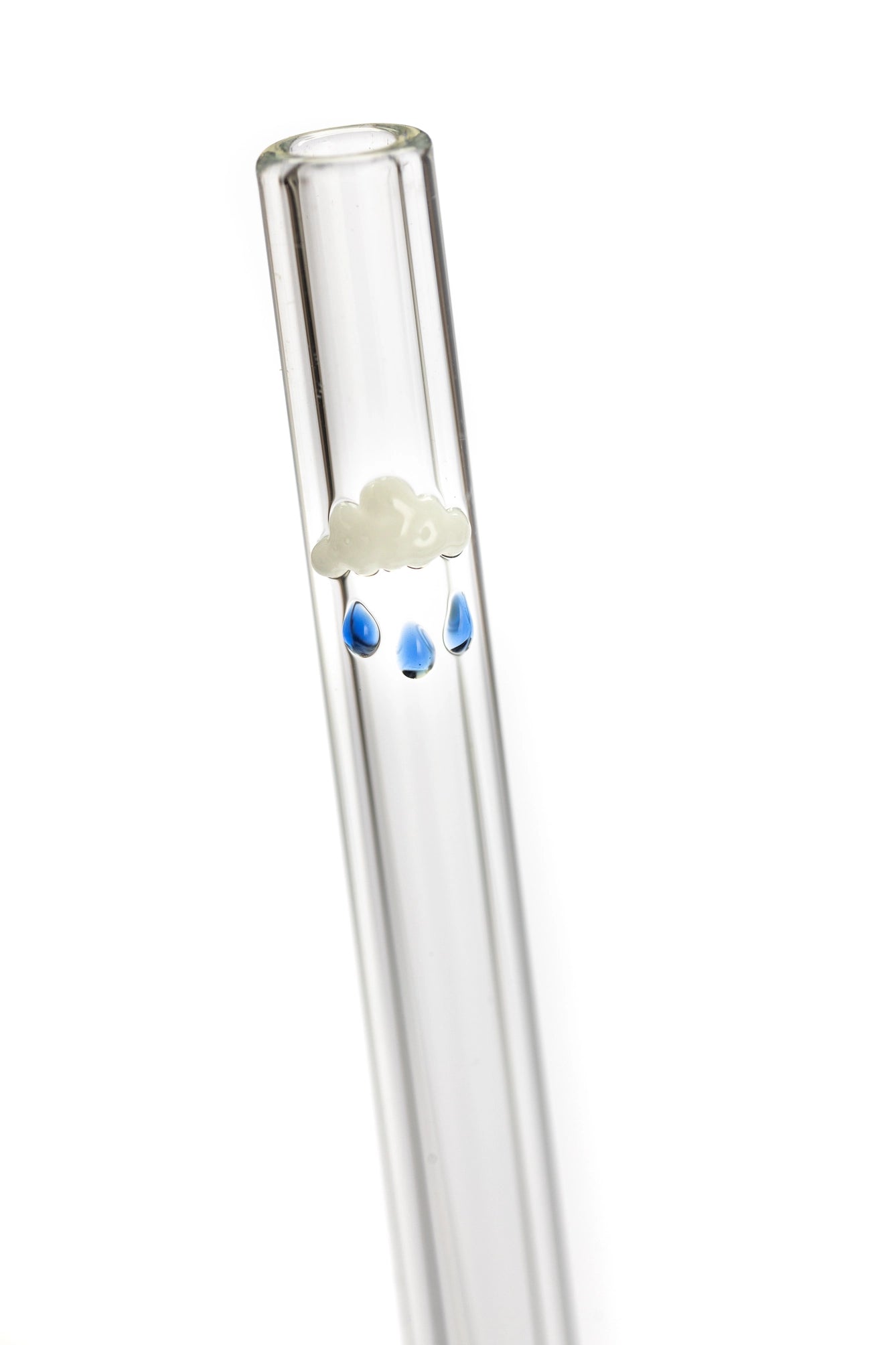 Chunky Glass Smoothie Straw – Reusable, Handmade & Eco-Friendly