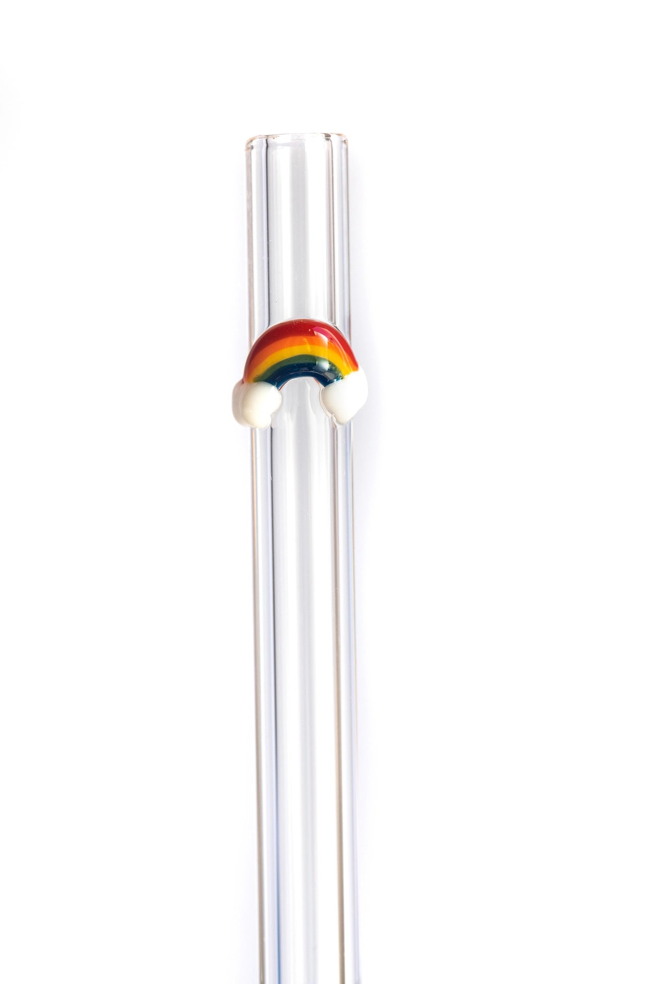 Chunky Glass Smoothie Straw – Reusable, Handmade & Eco-Friendly