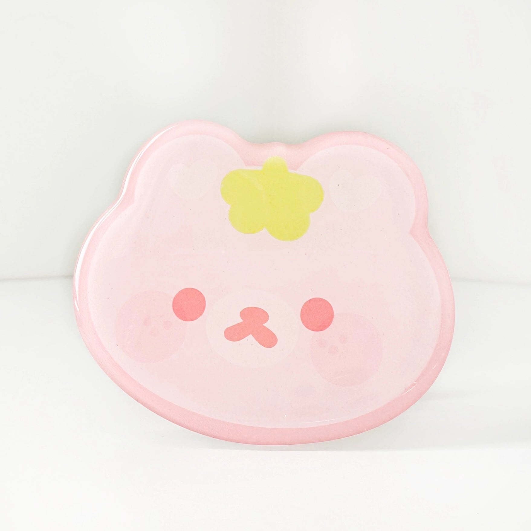 Cotton Candy Bear Kindle Grip – Cute & Comfy E-Reader + Tablet Holder for Book Lovers