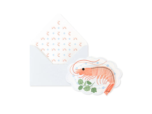 Petite Interactive Card - Shrimp / You're the sh*t!