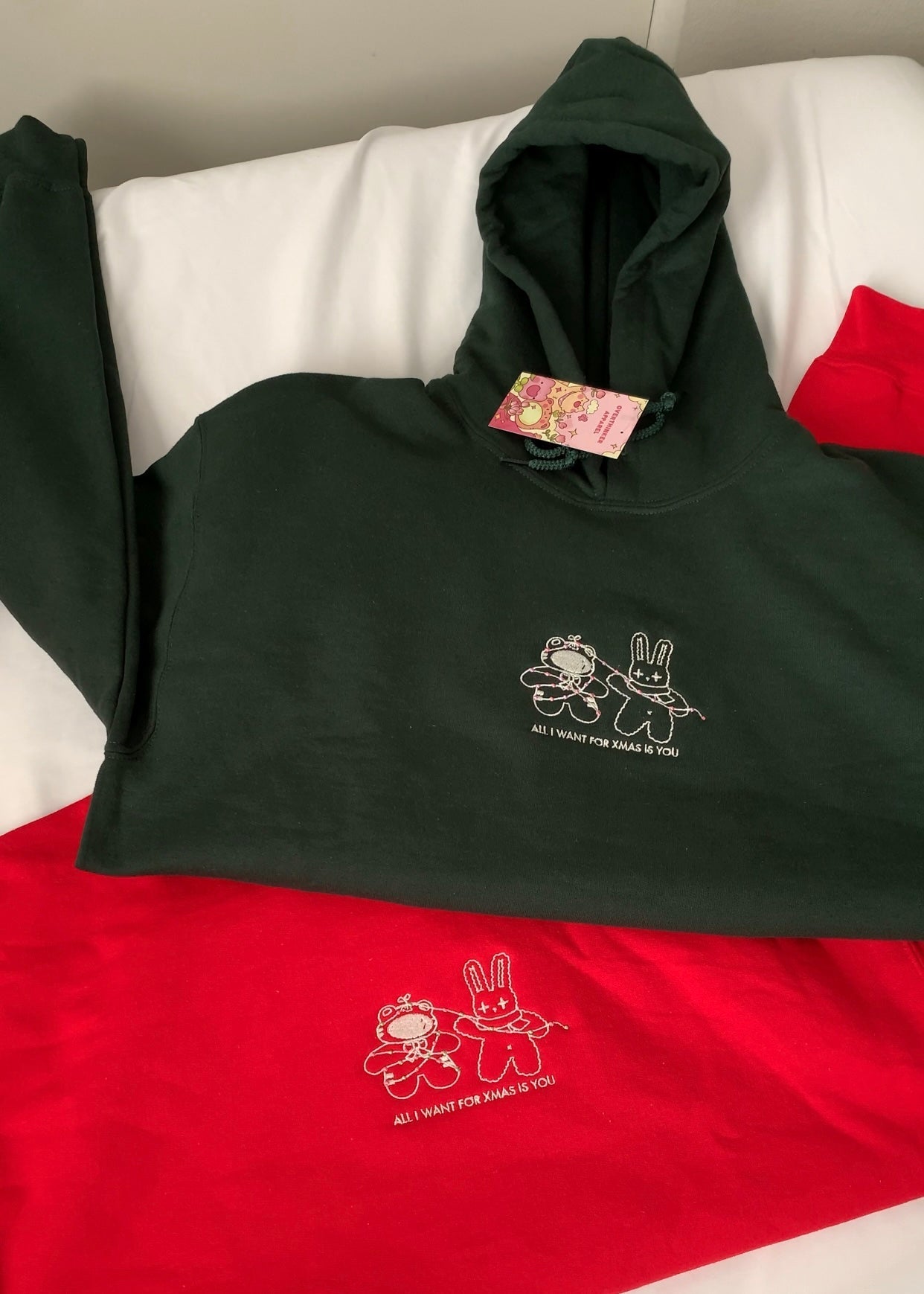 [Studio Sample] ALL I WANT FOR XMAS IS YOU Embroidered Hoodie 🎄✨