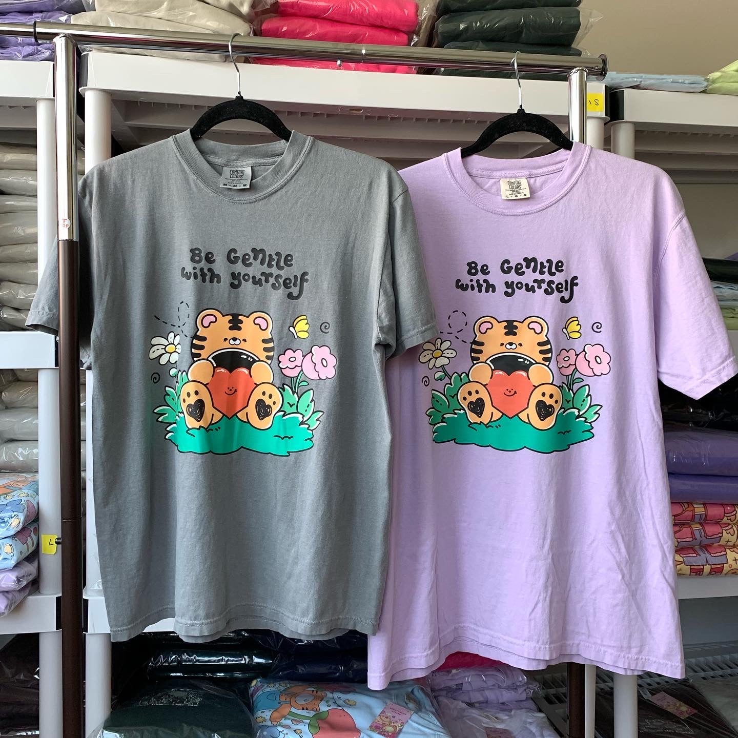 Be Gentle With Yourself Graphic Tee – Lavender