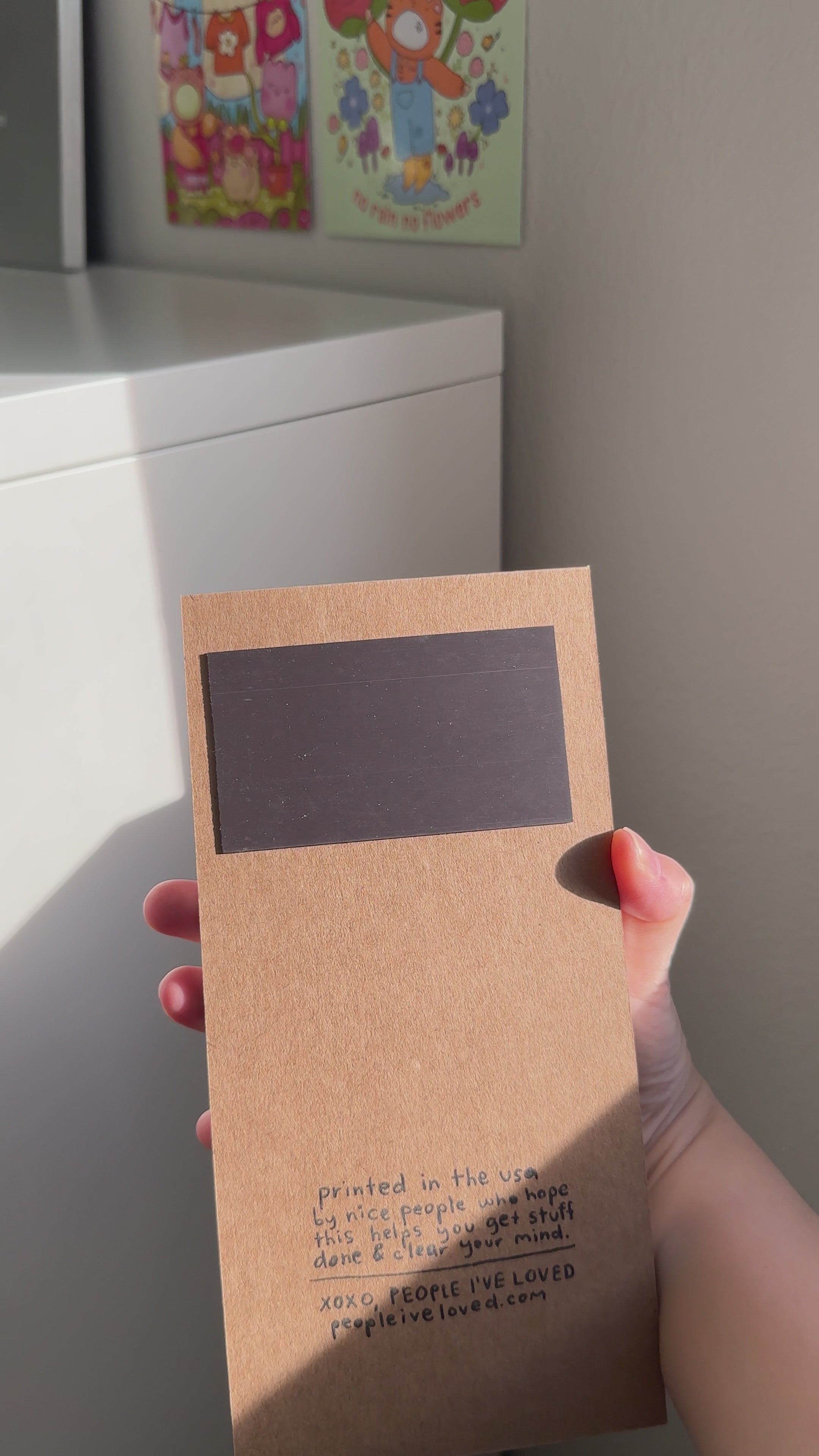 Priorities Magnetic Notepad – Gentle To-Do List Pad for Back-to-School & Dorm Desks