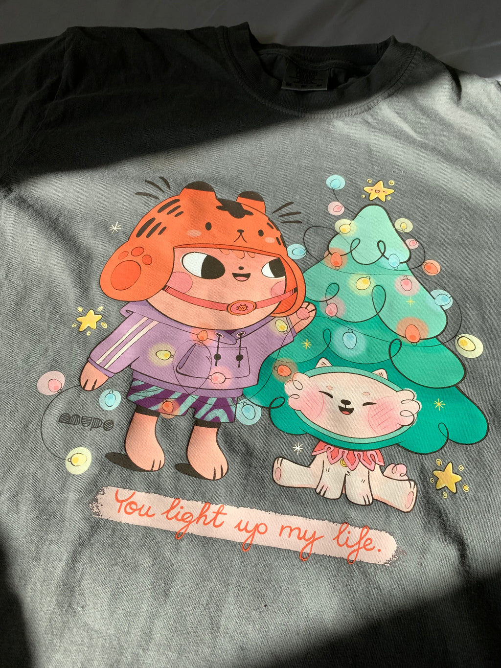 You Light Up My Life T-Shirt – Cute Holiday Graphic Tee for Women | Cozy Gift Idea