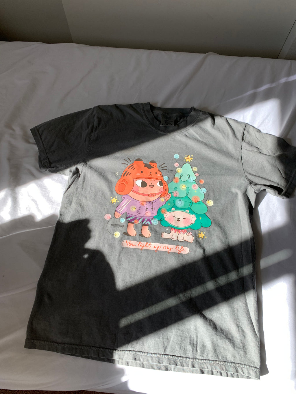 You Light Up My Life T-Shirt – Cute Holiday Graphic Tee for Women | Cozy Gift Idea