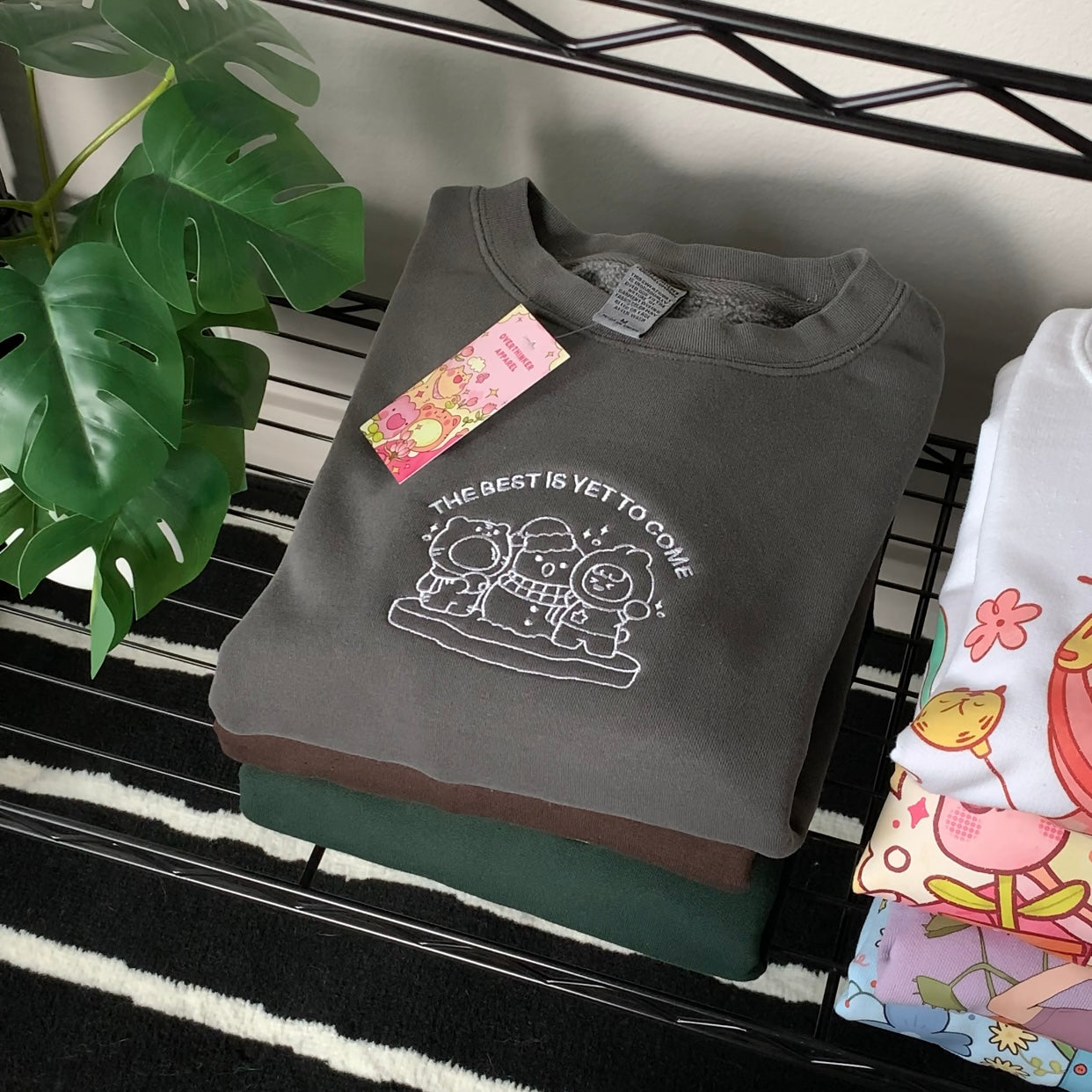 The Best Is Yet to Come Embroidered Crewneck