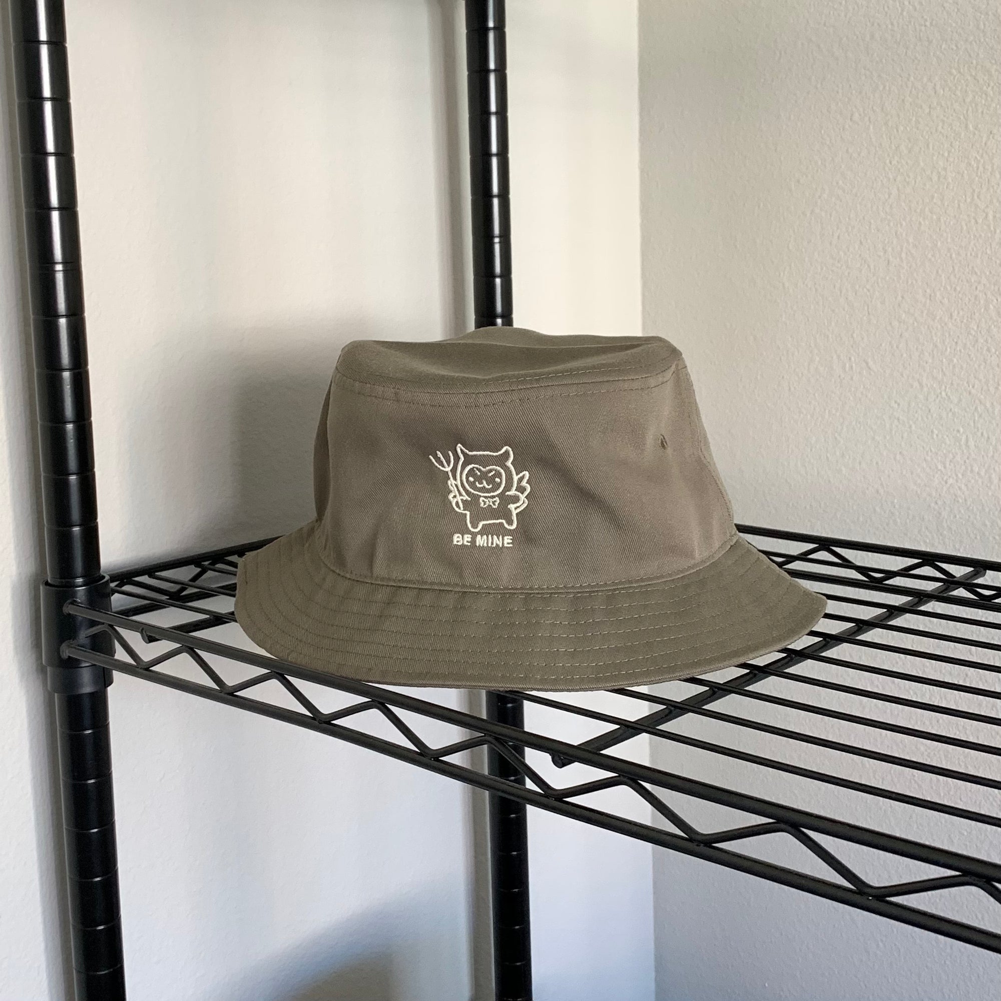Be Mine Embroidered Bucket Hat